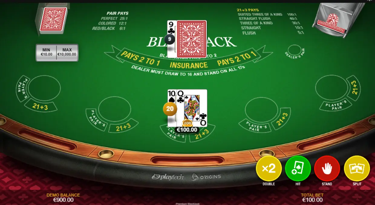 Blackjack regras